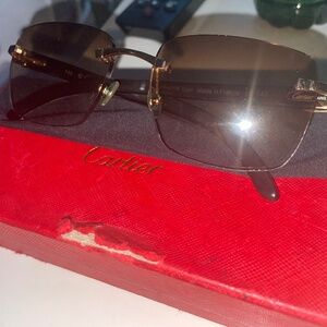 DETROIT BEST Authentic White Cartier Glasses (BUFFS)
